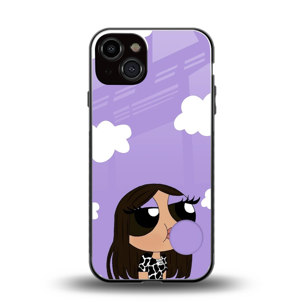 Grape Chic back phone cover | glass case for iphone 13