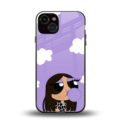 Grape Chic back phone cover | glass case for iphone 13