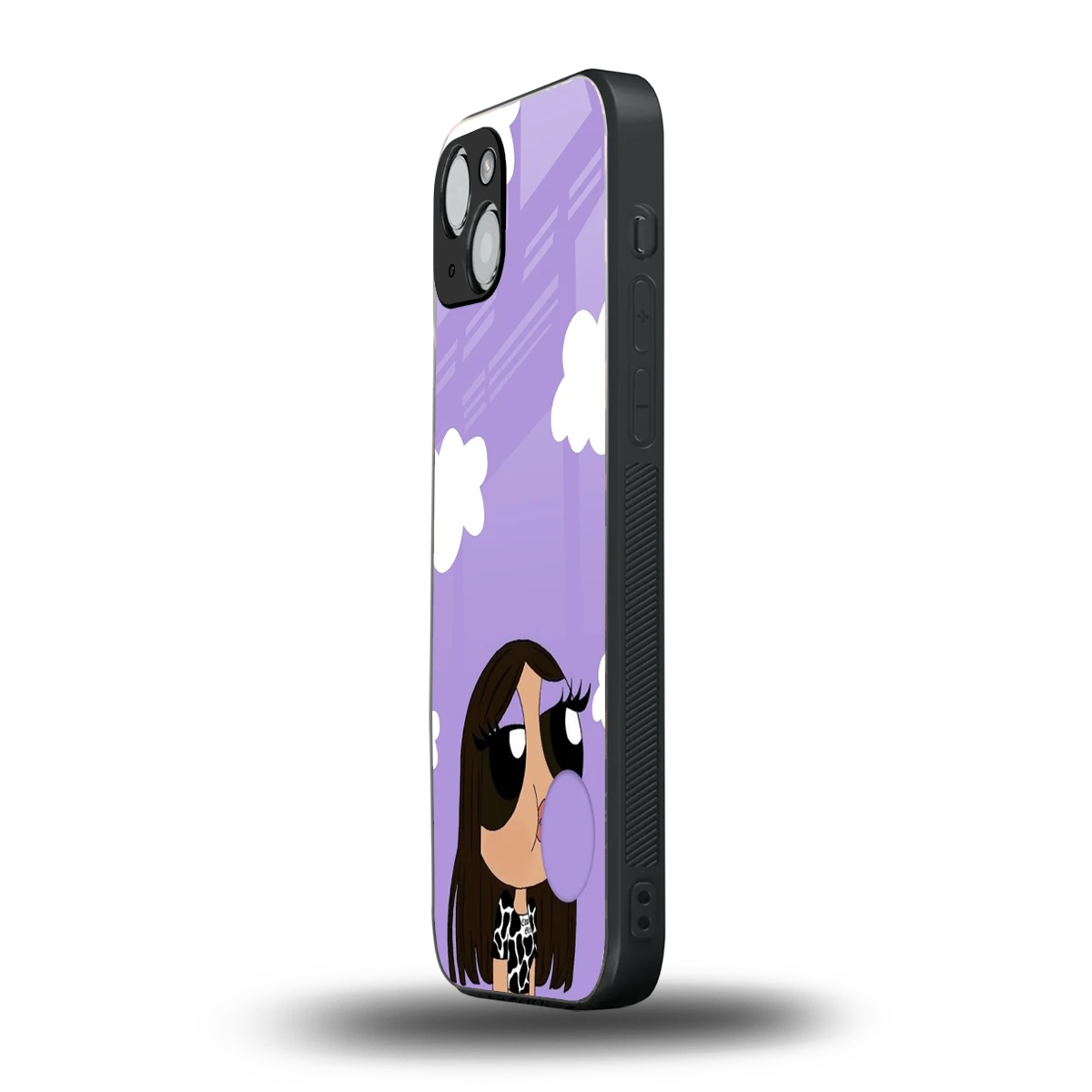 Grape Chic iphone 15 mobile cover | shockproof glass phone case