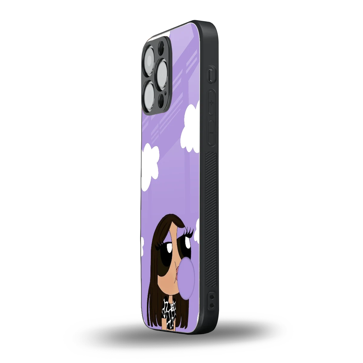 Grape Chic iphone 16 pro max mobile cover | shockproof glass phone case