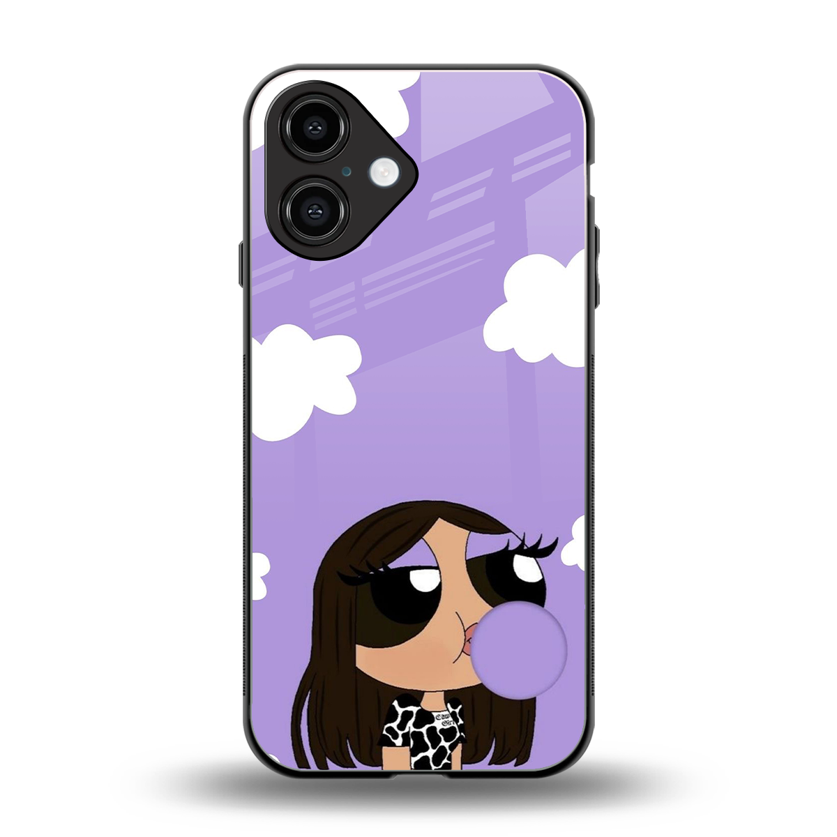 Grape Chic back phone cover | glass case for iphone 16