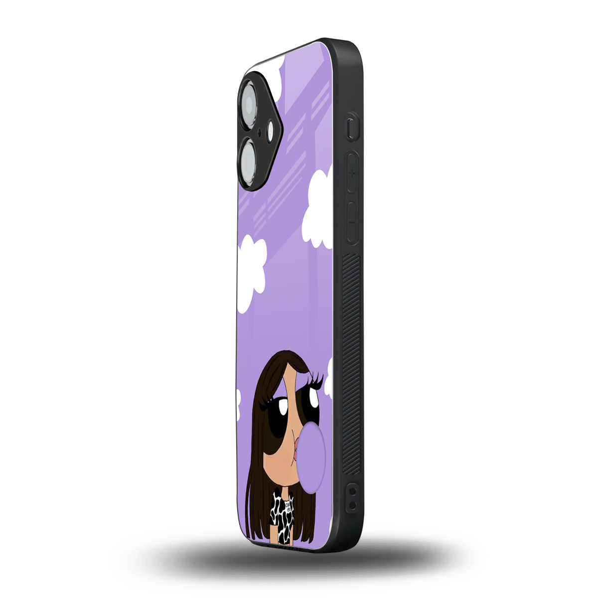 Grape Chic iPhone 16 mobile cover | shockproof glass phone case