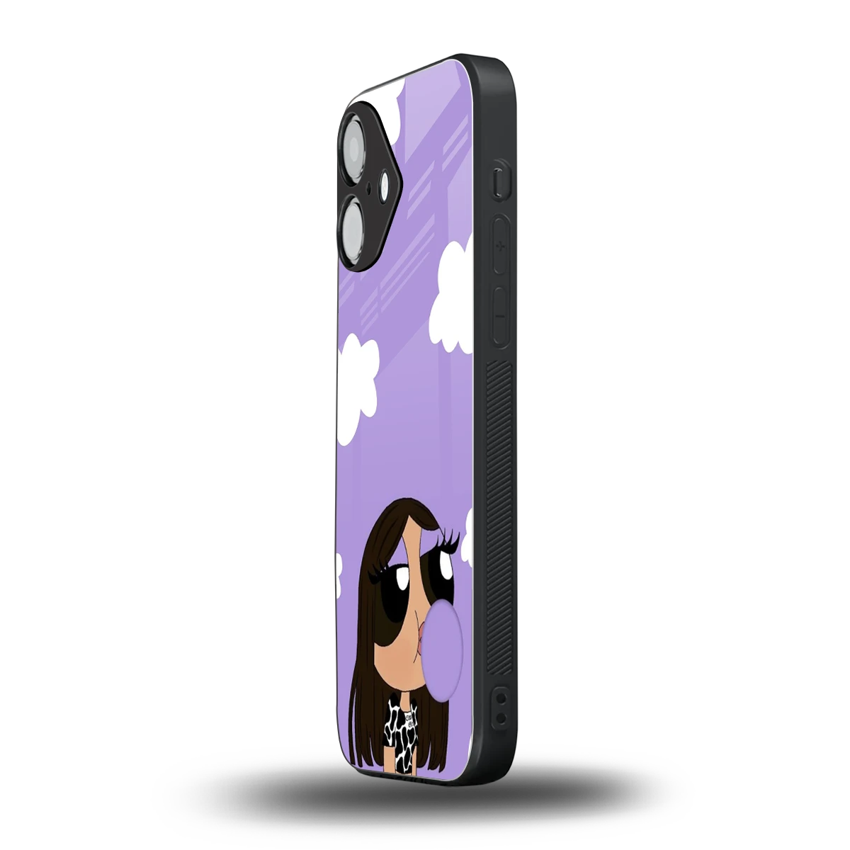 Grape Chic iPhone 16 mobile cover | shockproof glass phone case