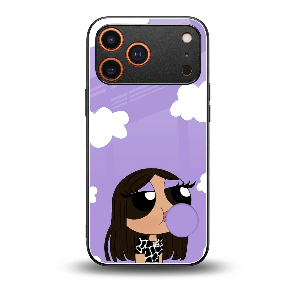 Grape Chic back phone cover | glass case for iphone 17 pro max