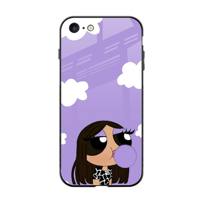Grape Chic back phone cover | glass case for iphone 7