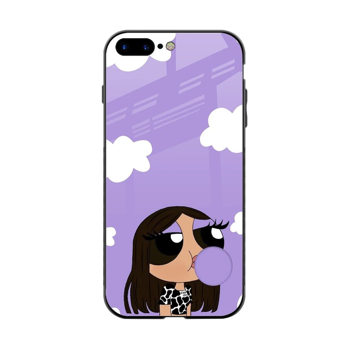 Grape Chic back phone cover | glass case for iphone 8 plus