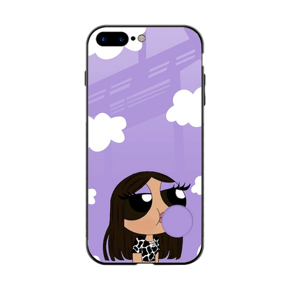 Grape Chic back phone cover | glass case for iphone 8 plus