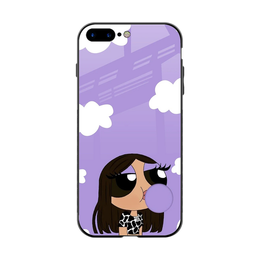 Grape Chic back phone cover | glass case for iphone 8 plus