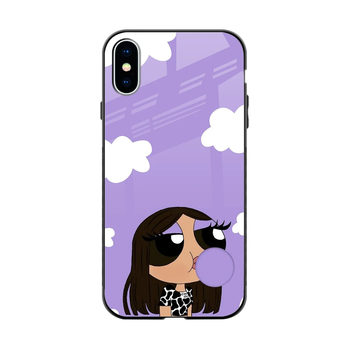 Grape Chic back phone cover | glass case for iphone x