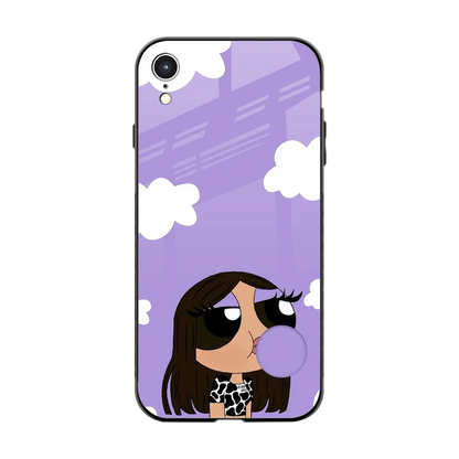 Grape Chic back phone cover | glass case for iphone xr