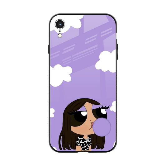Grape Chic back phone cover | glass case for iphone xr