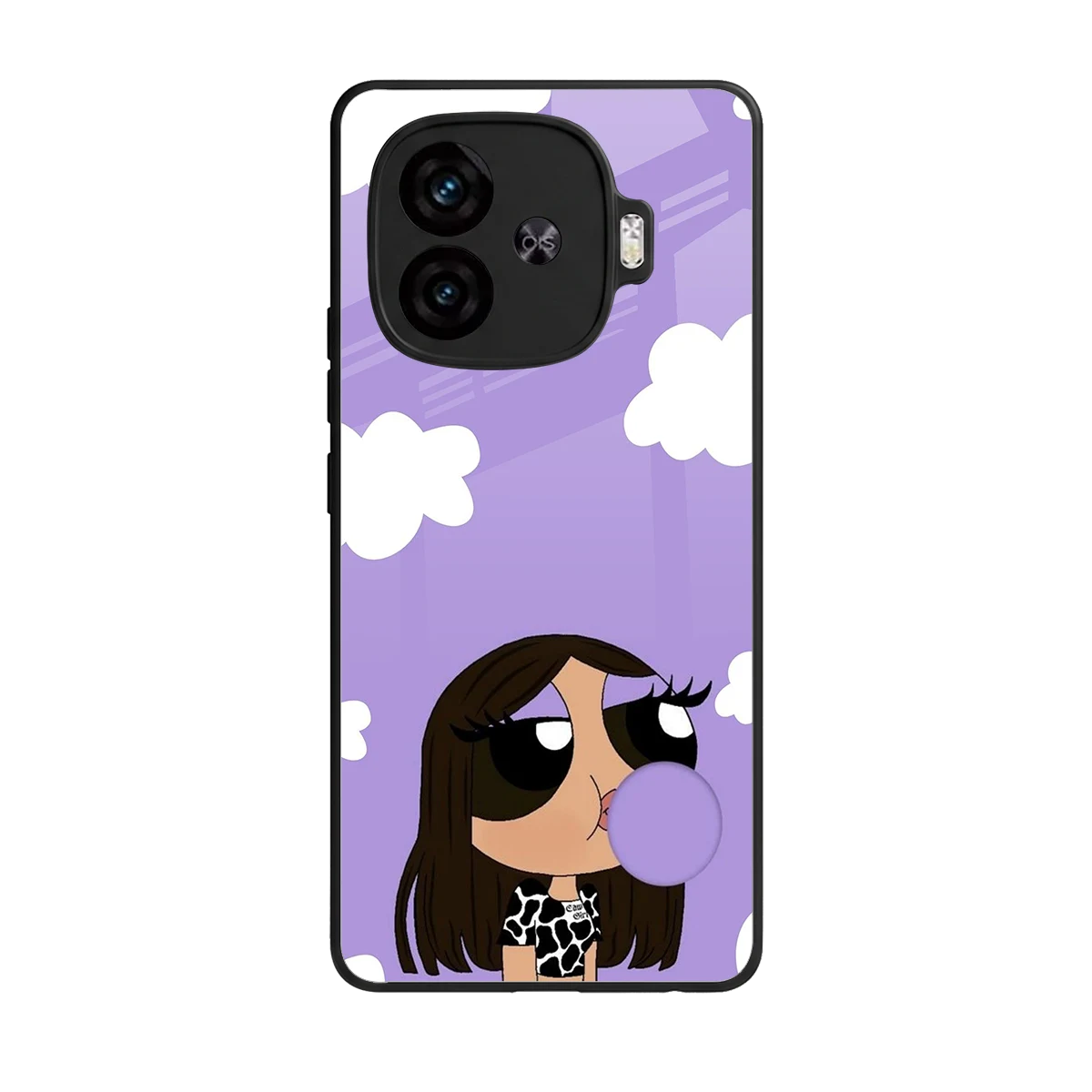 Grape Chic back phone cover | glass case for iqoo neo 10r 5g