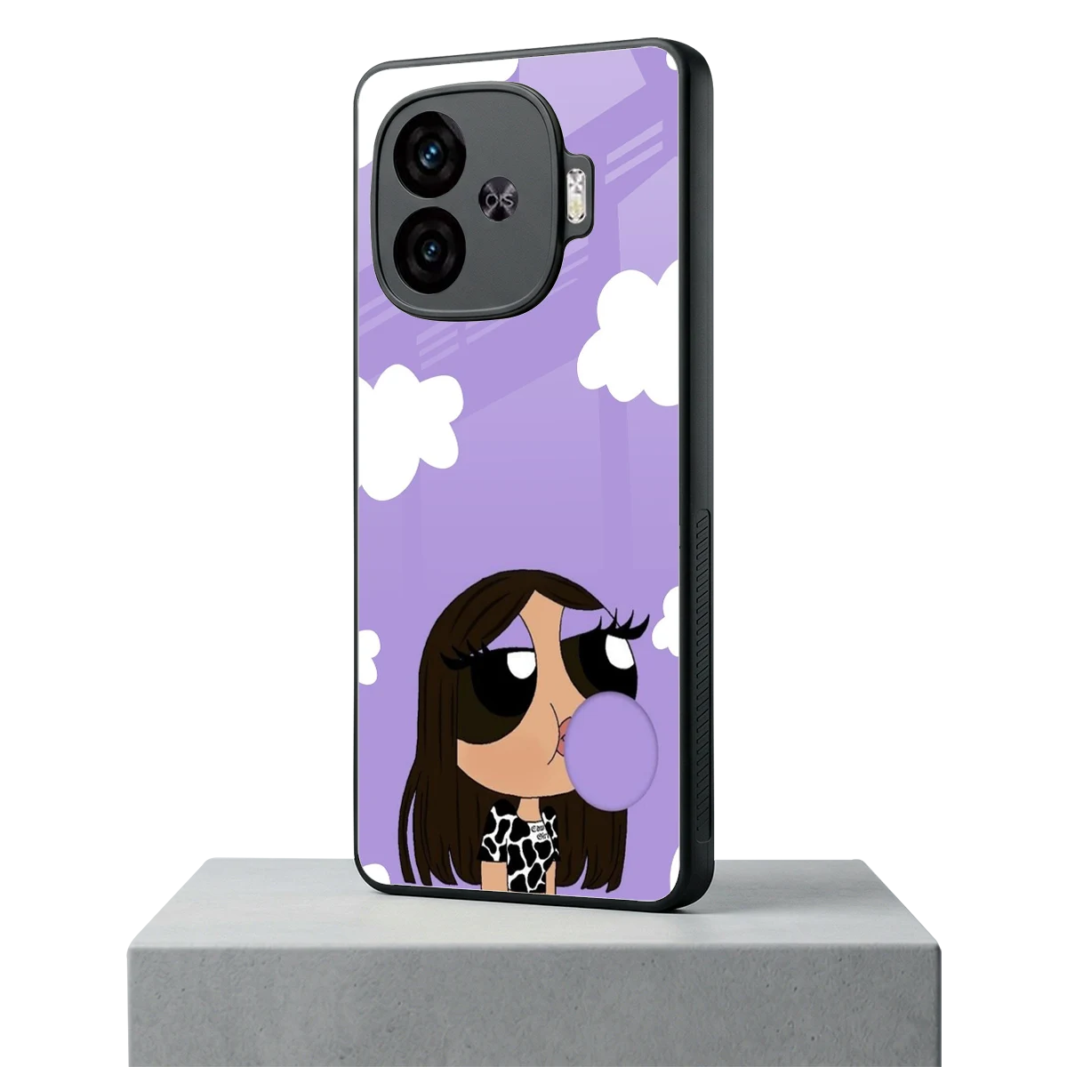 Grape Chic iqoo neo 10r 5g mobile cover | shockproof glass phone case