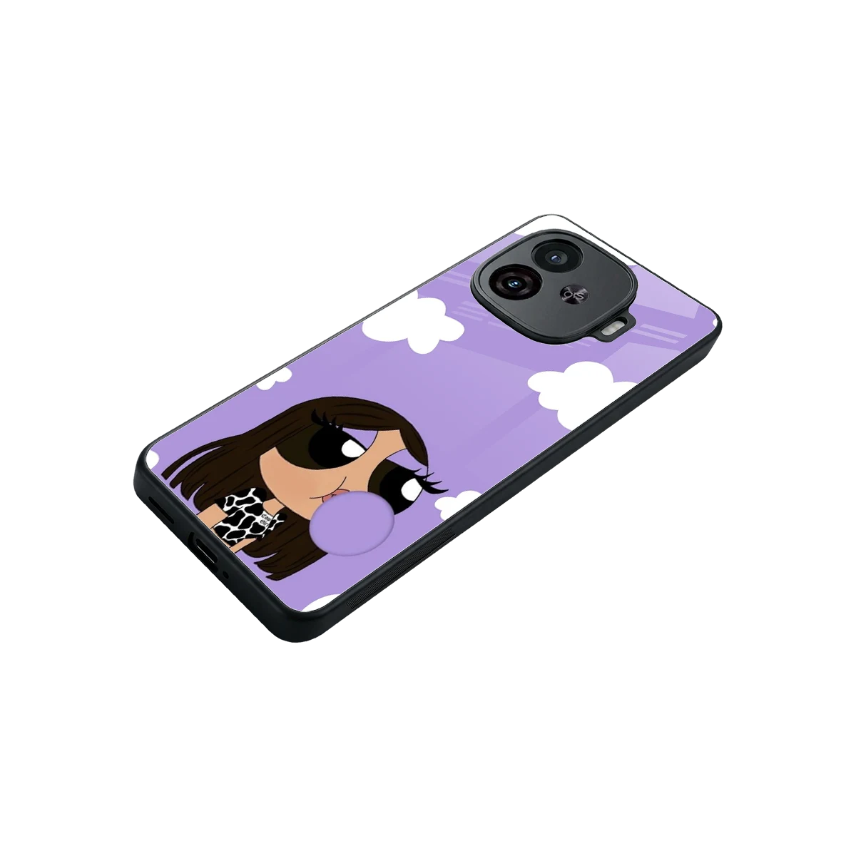 Grape Chic stylish phone case for iqoo neo 10r 5g | glossy glass and slim fit