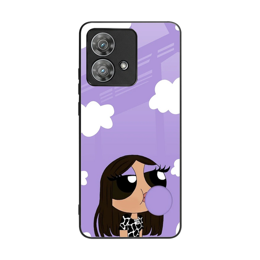 Grape Chic back phone cover | glass case for motorola edge 40 neo 5g