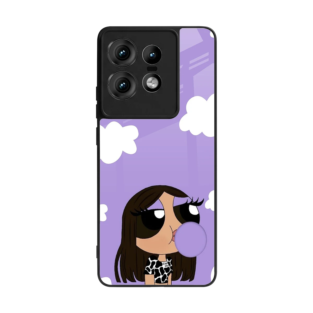 Grape Chic back phone cover | glass case for motorola edge 50 pro