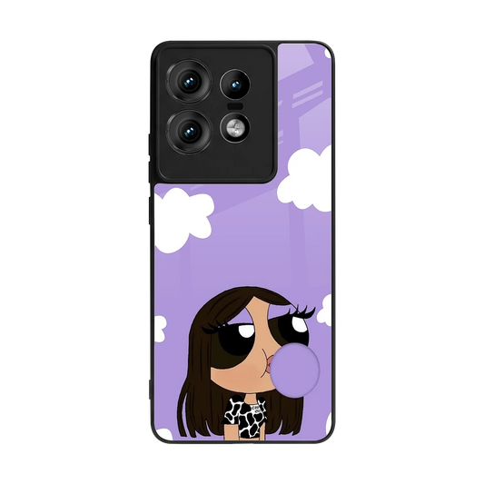 Grape Chic back phone cover | glass case for motorola edge 50 pro
