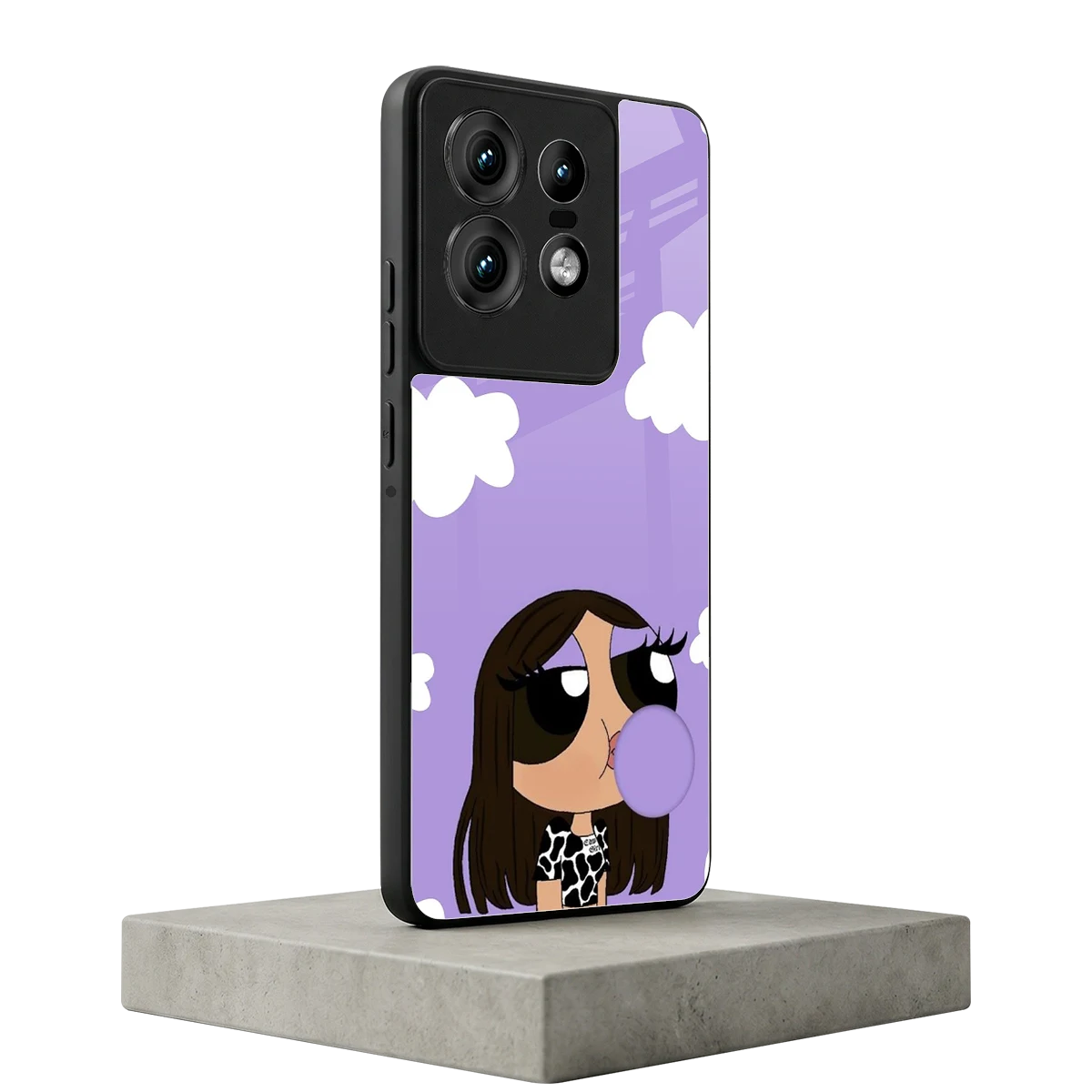 Grape Chic motorola edge 50 pro mobile cover | shockproof glass phone case