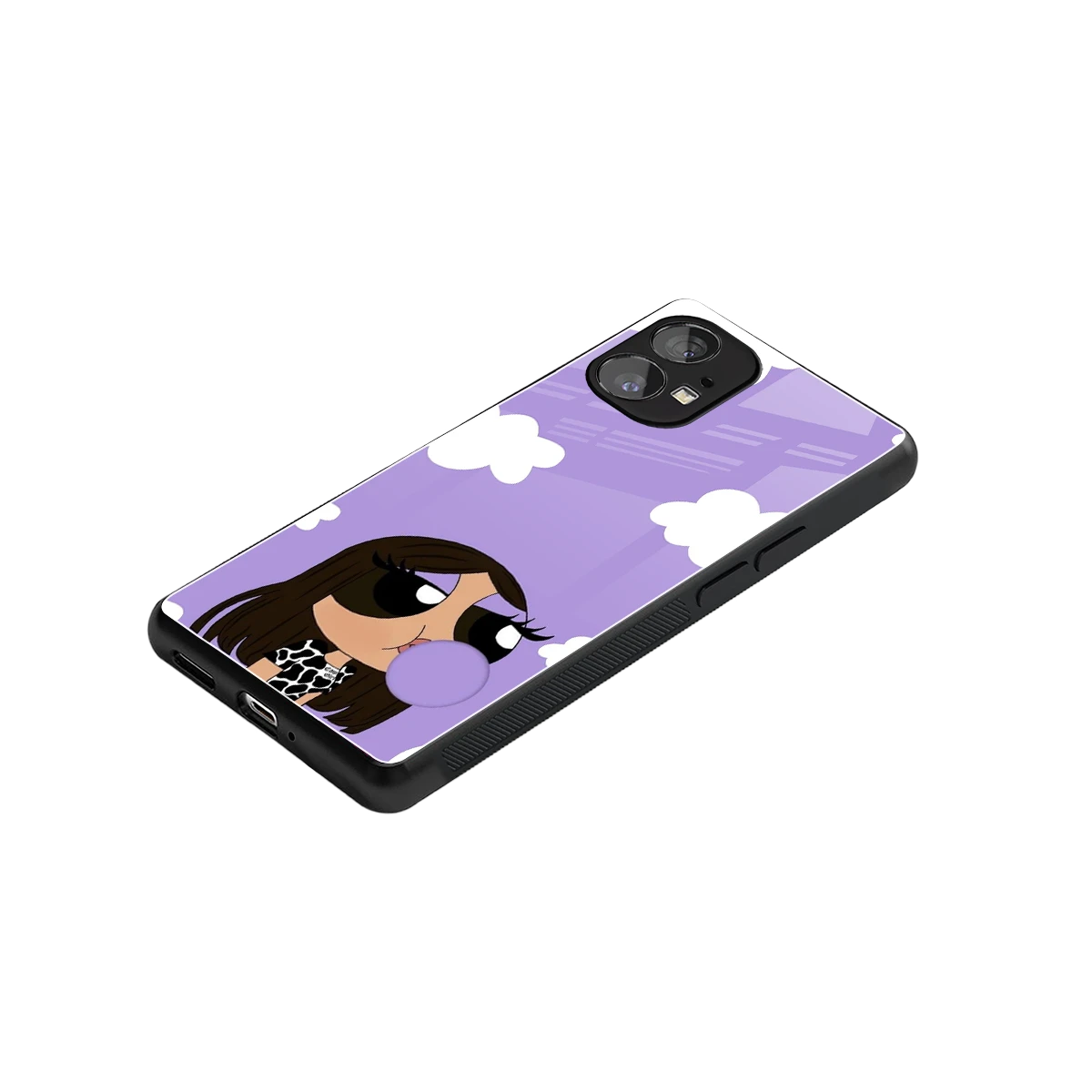Grape Chic stylish phone case for nothing phone 1 | glossy glass and slim fit