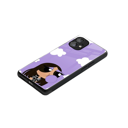 Grape Chic stylish phone case for nothing phone 1 | glossy glass and slim fit