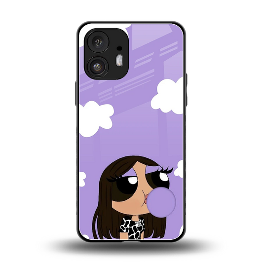Grape Chic back phone cover | glass case for nothing phone 2