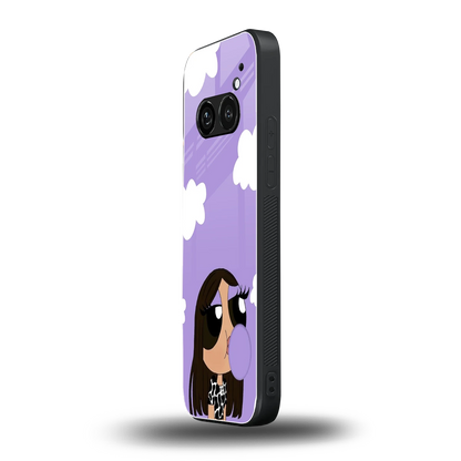 Grape Chic nothing phone 2a mobile cover | shockproof glass phone case