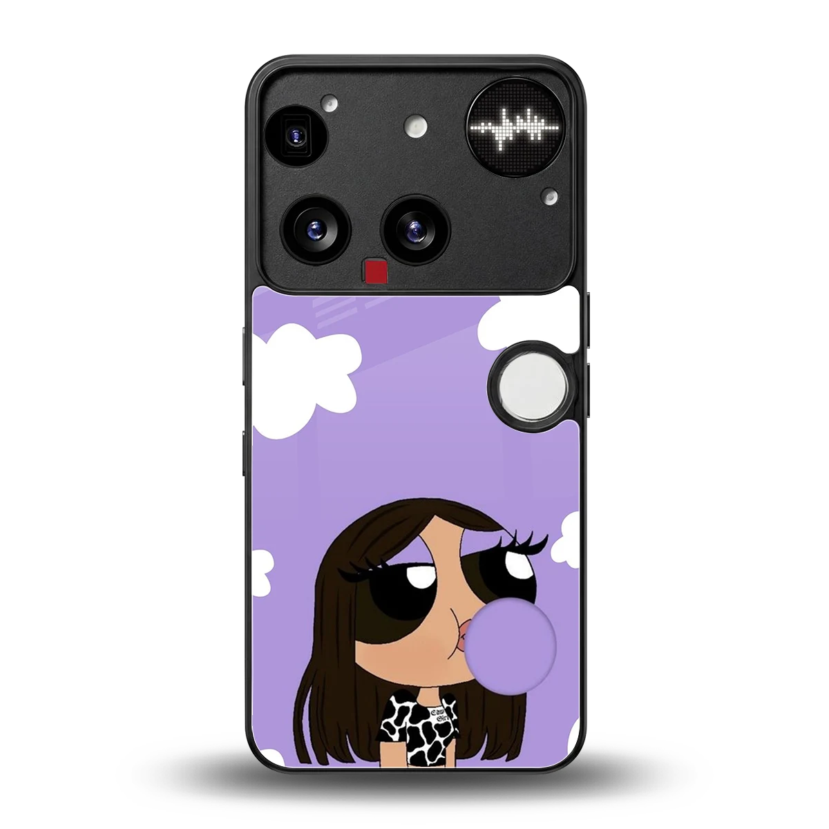 Grape Chic back phone cover | glass case for nothing phone 3