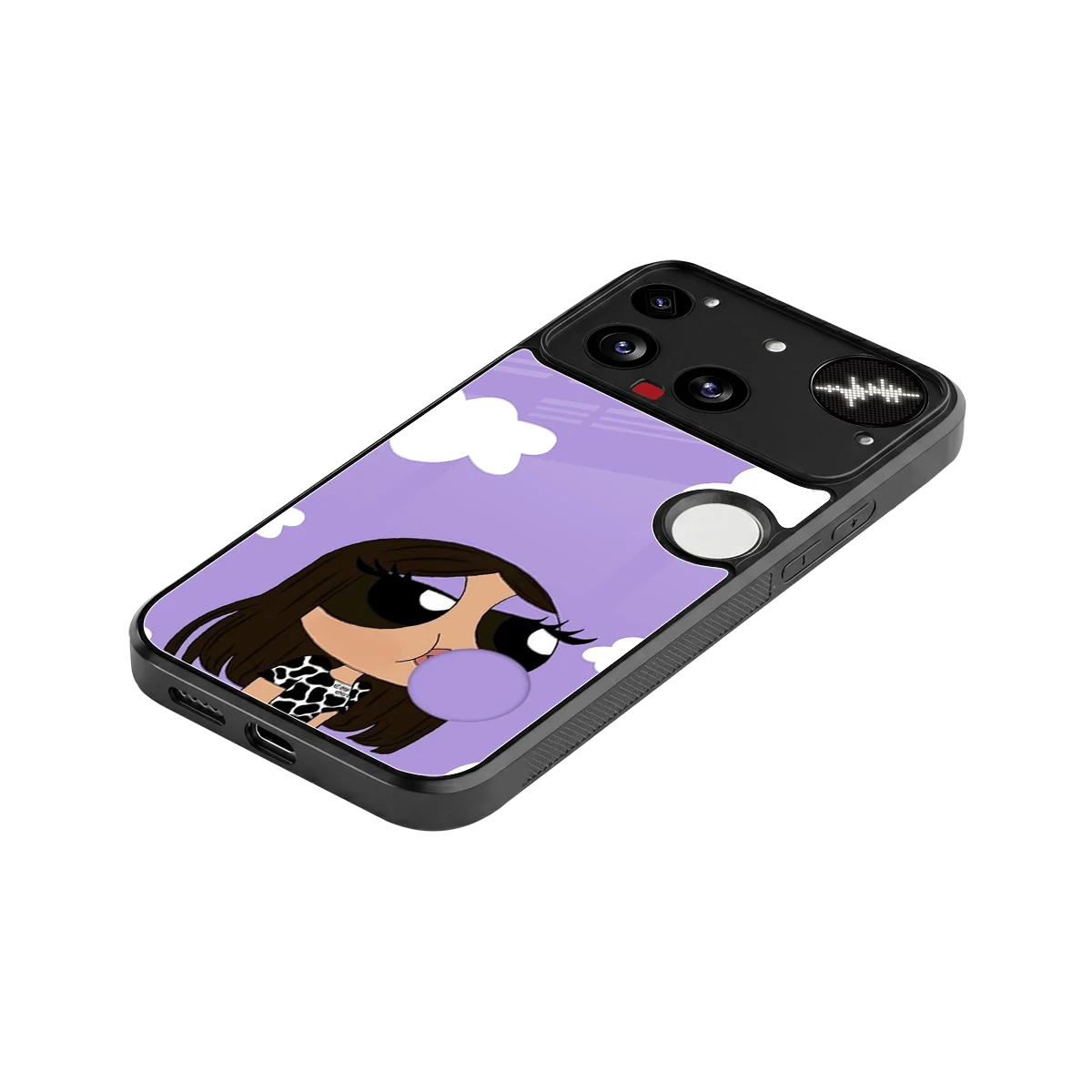 Grape Chic stylish phone case for nothing phone 3 | glossy glass and slim fit