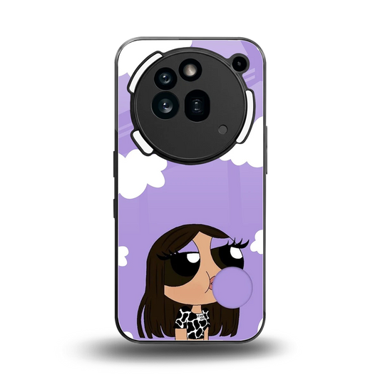 Grape Chic back phone cover | glass case for nothing phone 3a pro