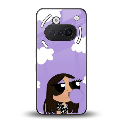 Grape Chic back phone cover | glass case for nothing phone 3a