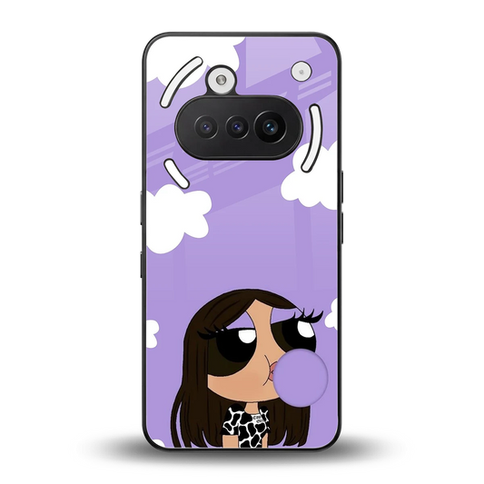 Grape Chic back phone cover | glass case for nothing phone 3a