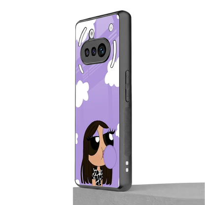 Grape Chic nothing phone 3a mobile cover | shockproof glass phone case