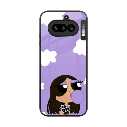 Grape Chic back phone cover | glass case for nothing phone 4a