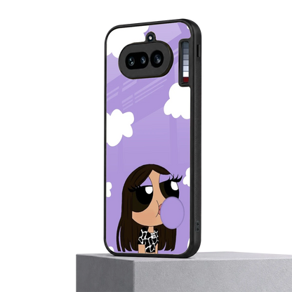 Grape Chic nothing phone 4a mobile cover | shockproof glass phone case
