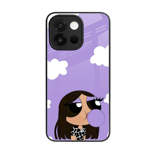 Grape Chic back phone cover | glass case for oneplus 13s