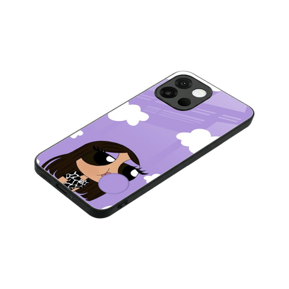 Grape Chic stylish phone case for oneplus 13s | glossy glass and slim fit
