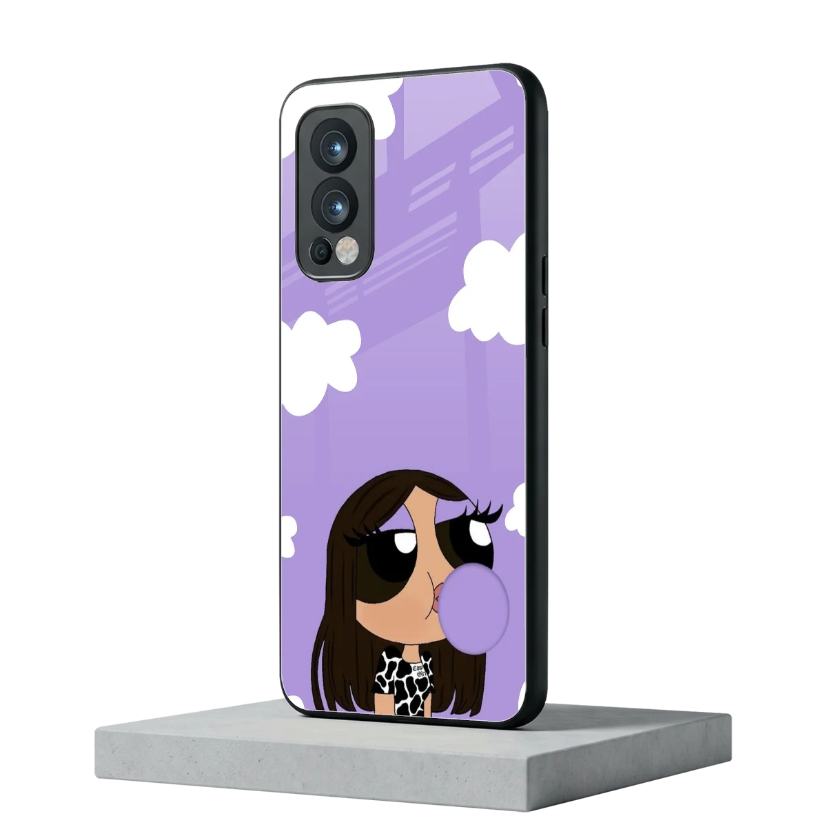 Grape Chic oneplus nord 2 mobile cover | shockproof glass phone case