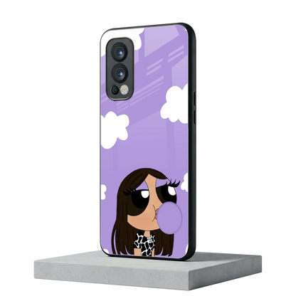 Grape Chic oneplus nord 2 mobile cover | shockproof glass phone case