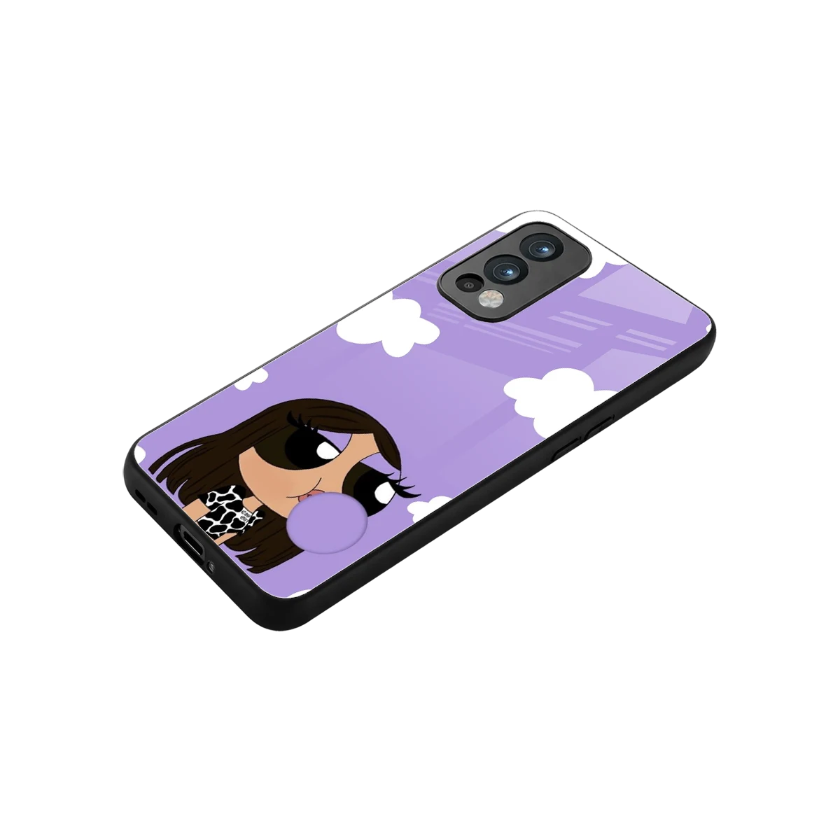 Grape Chic stylish phone case for oneplus nord 2 | glossy glass and slim fit
