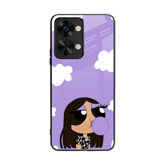 Grape Chic back phone cover | glass case for oneplus nord 2t