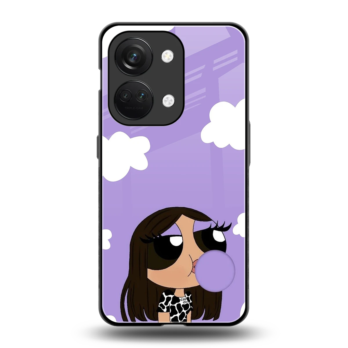 Grape Chic back phone cover | glass case for oneplus nord 3