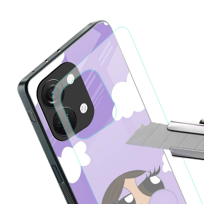 Grape Chic stylish phone case for oneplus nord 3 | glossy glass and slim fit