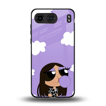 Grape Chic back phone cover | glass case for oneplus nord 4