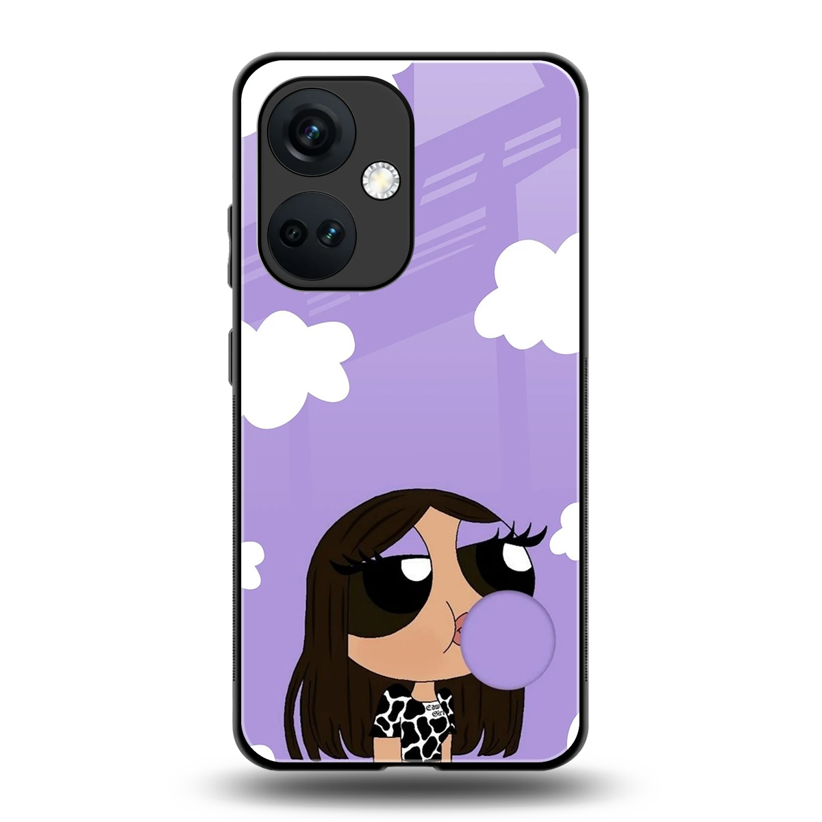 Grape Chic back phone cover | glass case for oneplus nord ce 3