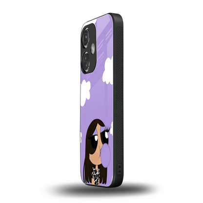Grape Chic oneplus nord ce 3 mobile cover | shockproof glass phone case