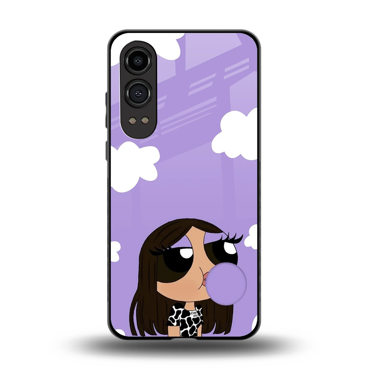 Grape Chic back phone cover | glass case for oneplus nord ce 4 lite