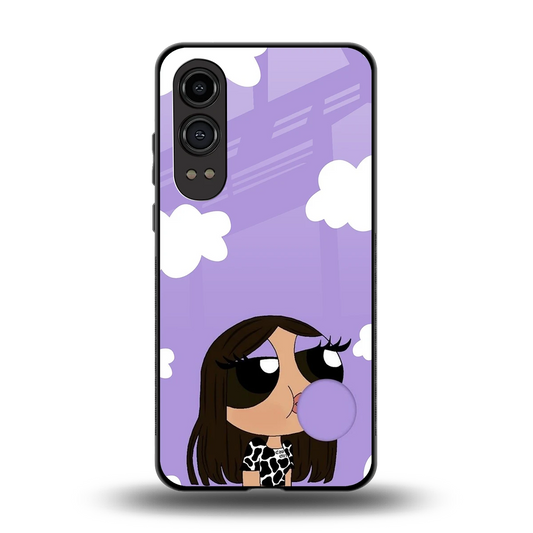 Grape Chic back phone cover | glass case for oneplus nord ce 4 lite