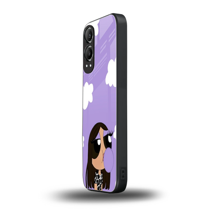 Grape Chic oneplus nord ce 4 lite mobile cover | shockproof glass phone case