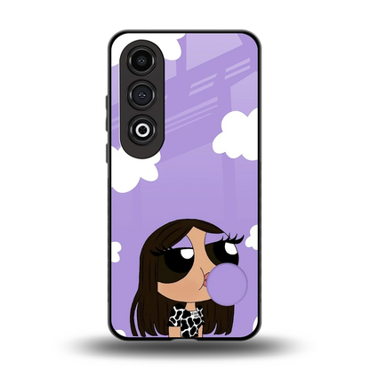 Grape Chic back phone cover | glass case for oneplus nord ce 4