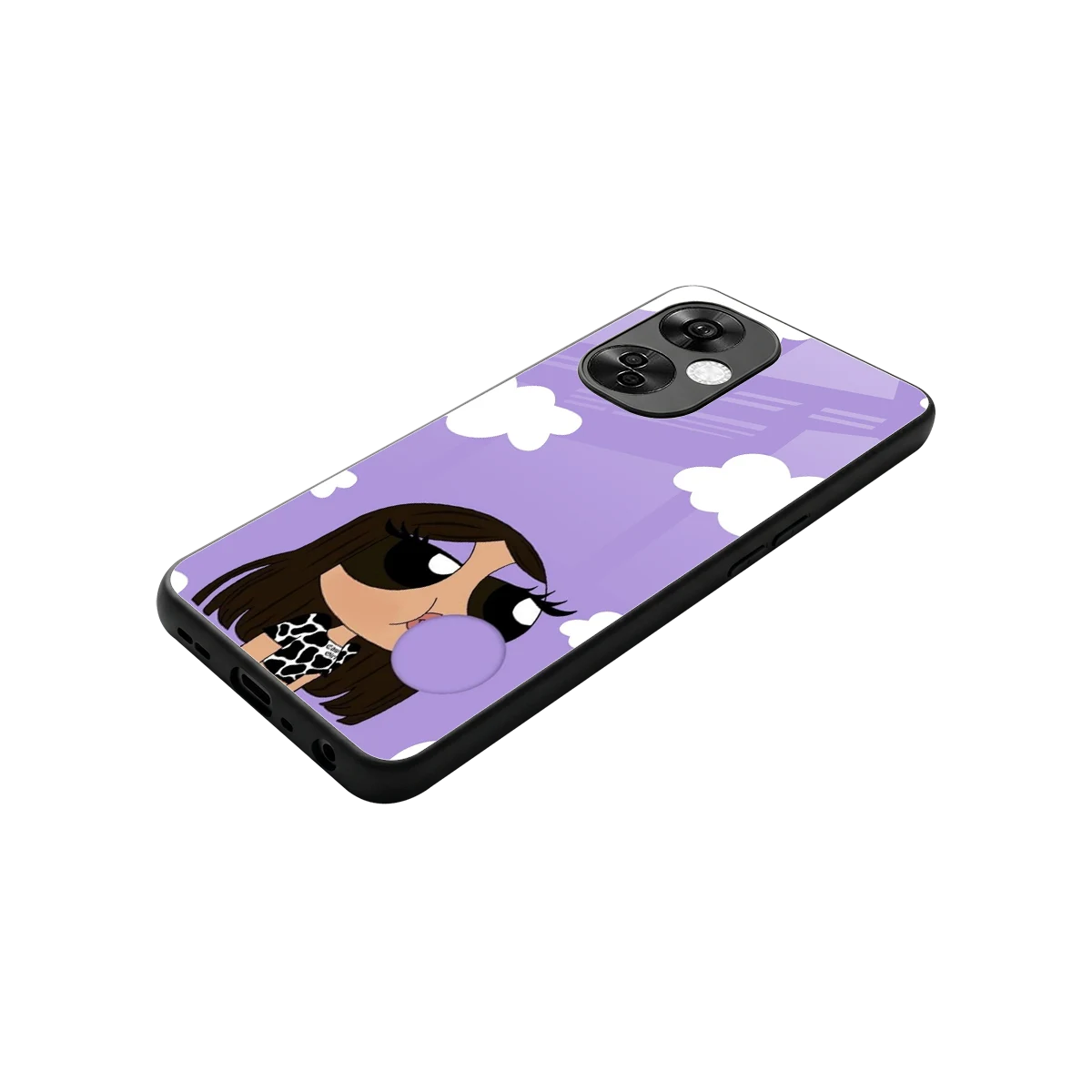 Grape Chic stylish phone case for oneplus nord ce 3 lite | glossy glass and slim fit